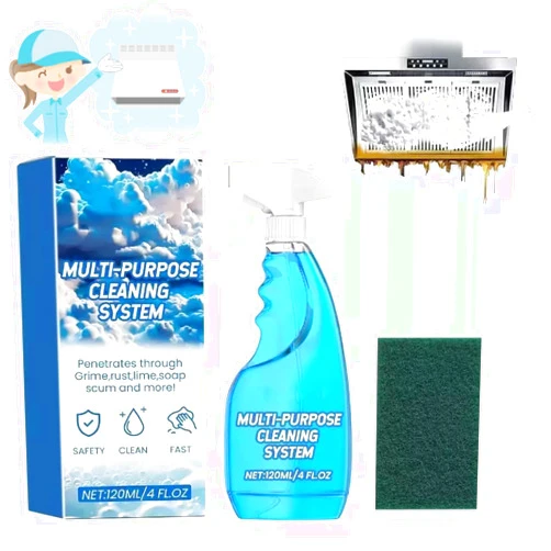 DLTFRSED Splash Foam Spray - 2024 New 120ML Splash Spray Tablets & Spray Bottle, Splash Foam Spray Tablets & Spray Bottle Oven Cleaner, Splash Foam Spray Oven Bathroom All Purpose Cleaner (1pcs)
