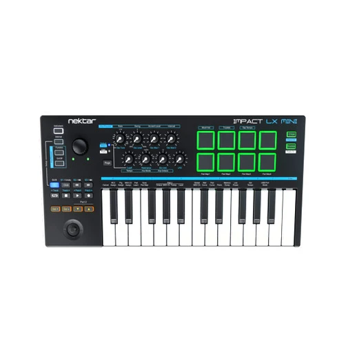 Nektar Impact LX Mini - USB MIDI Controller Keyboard with Nektar DAW Integration Black