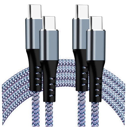 BSTOEM 2Pack 10FT USB C to USB C Fast Charging Cable PD 60W Long Type C Charger Cord Compatible with Apple MacBook Air/Pro, iPad Air/Pro 2020/2019/2018, Samsung Galaxy S21/S21+/S20+ Ultra, Note 20/10,Pixel 2Pack 60W