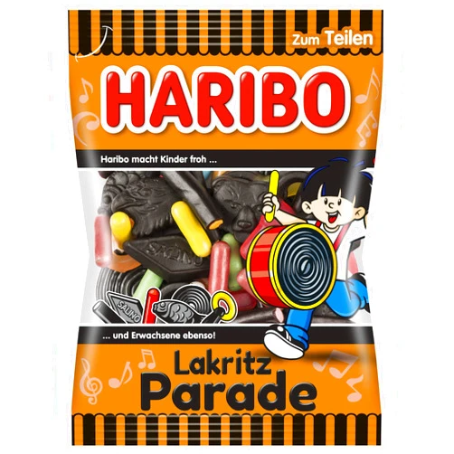 Haribo Lakritz-Parade 200g (Licorice)