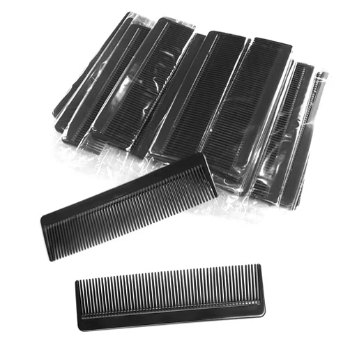HQSLsund 100 Pack Pocket Hair Combs Individually Wrapped, Fine Combs In Bulk Individually Wrapped, Bulk Combs, Beard Combs Bulk Pocket Pet Dog Grooming Hair Lice Combs