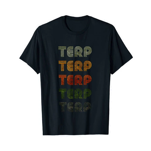 Love Heart Terp Nametag Love Heart Terp Tee Grunge Vintage Style Black Terp T-Shirt
