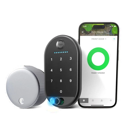 Yale Security Yale August Wi-Fi Smart Lock with Keypad Touch in Silver