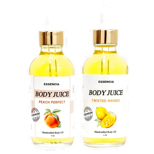 STALKLENE Essencia Scented Juicy Body Oil, Vanilla Body Oil, Essencia Body Juice Oil, Essencial Natura Perfume, Essential Oils For Skin, Coconut Cream Pie Body Oil, Moisturizing Body Oil (MIX*2-H)