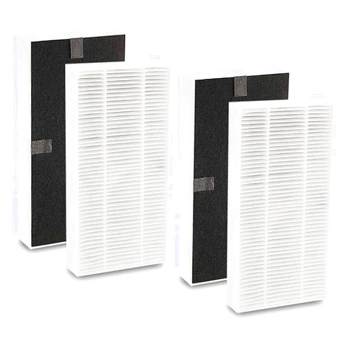 ISingo 4 Pack for Febreze Air purifier Replacement Filter Dual Action HEPA- Type FRF102B, Models FHT170, FHT180, FHT190 and fit for Honeywell HEPAClean U Filter HRF201B, Part #HHT270W & HHT290