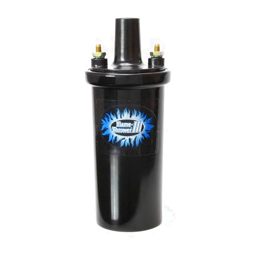 Pertronix 44011 Flame-Thrower III Ignition Coil, 45,000 Volt 0.32 Ohm, 12 Volt, Black