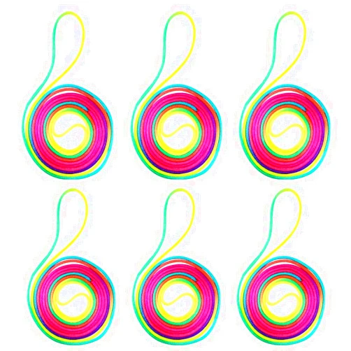 ESiiFuu Cats Cradle String Hand String Game Finger Toy Supplies Child Play Rope Game Rainbow Color 8 Pcs, Cradle String, Cats Cradle, String Toy