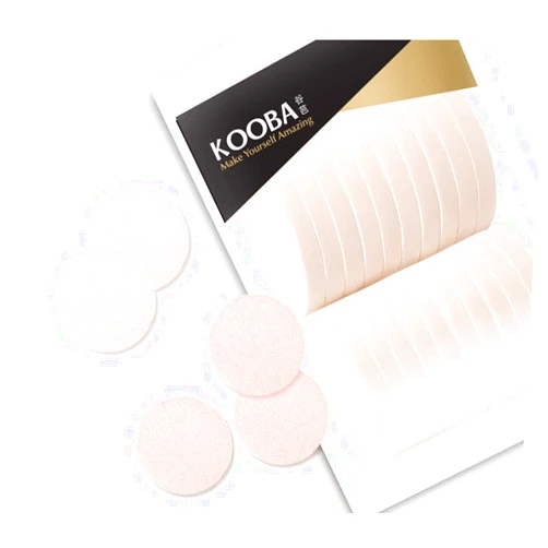 OWLFAVO KOOBA 20pcs Makeup Powder Round Sponges Latex Free Disposable Beauty Blender Foam Cosmetic Applicator Facial Puffs for Flawless Foundation, Sensitive and All Skin Types