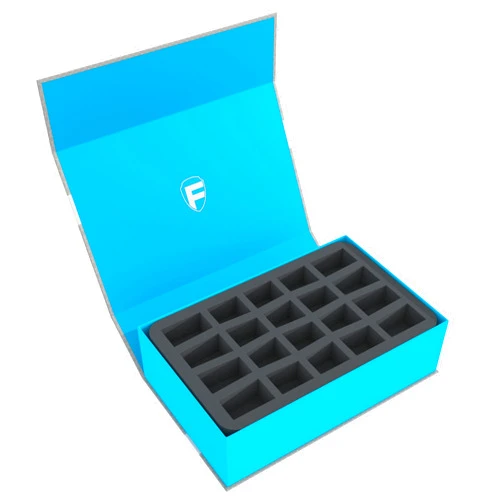 Feldherr Magnetic Box Blue Compatible with 40 Smaller Miniatures