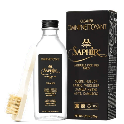 SAPHIR Medaille d’Or Omni’Nettoyant - Nubuck & Suede Cleaner Shoe Shampoo