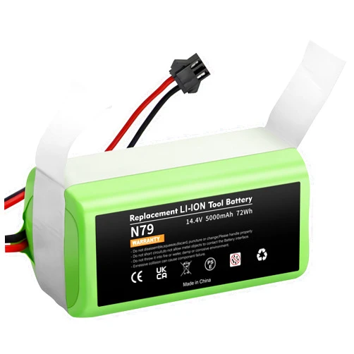 Bonacell Upgraded 5000mAh 14.4V Replacement for Ecovacs Deebot N79 Battery Compatible with N79S Battery DN622 500 & Eufy RoboVac 11S 11S Plus 11S MAX 11C 12 15C 15CMAX 15T 15MAX 25C 30C 30 35C, G30, G10 Hybrid