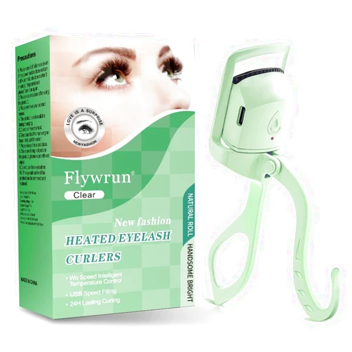 SEGMINISMART Heated Eyelash Curler - Fast Heat up Within 5s - 24 Hours Long Lasting - Rechargeable Electric Eyelash Curler - Temperature Control - Safe Anti-Burn Lash Curler - Quick Natural Curling Eye Lashes