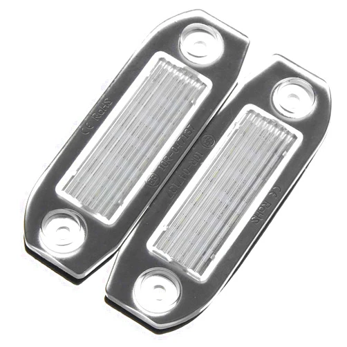 Yongyundi plate light 2Pcs Car LED Number License Plate Light for Volvo S80 XC90 S40 V60 XC60 S60 C70 XC70 V70