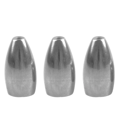 FUSIGO Tungsten Flipping Weights for Bass Fishing, 5PCS Worm Sinker Weight Pitching and Flipping Texas Rig Carolina Rig Multiple Size and Colors