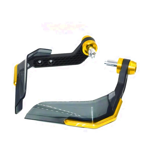 KARAOT for Y&AMAHA FZ-07 FZ-09 FZ1 FZ6 FZ8 Motorcycle Handguard Shield Hand Guard Protector Windshield (Color : Gold)