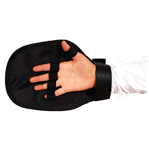 Colortrieve Veterinary Open Palm X-Ray Protection Mittens - Pair, 0.5mm Regular Lead, Dark Blue Vinyl, USA Made