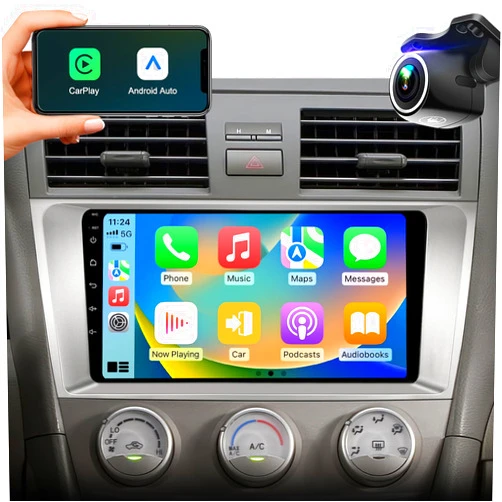 AINAVIGO 5G WiFi Android 12 Car Stereo for Toyota Camry 2006 2007 2008 2009 2010 2011, 9 Inch IPS HD Touch Screen Car Radio Wireless CarPlay Android Auto, GPS FM/SWC Bluetooth 1080P Backup Camera