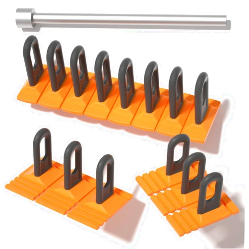 HiYi Car Dent Repair Tools Heavy Duty Paintless Repair Removal Tools Strong Dent Puller Handle Lifter Yellow Glue Tabs Powerful Body Repair Dent Remover Tool Kit for Car Dent Repair (Yellow)