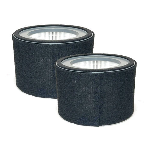 Nispira HS-1946 True HEPA Activated Carbon Pre-Filter Replacement For Crane Air Purifier EE-5068 | Removes Smoke, Dust, VOCs | 2 Packs