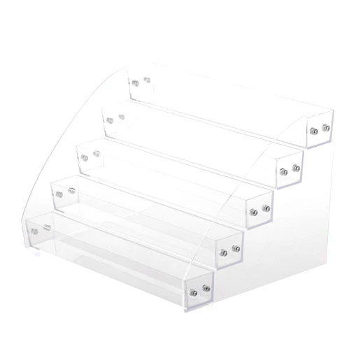 Huairdum Nail Polish Rack, 6 Types Durable Nail Polish Acrylic Clear Makeup Display Stand Rack Organizer Holder Holds Up to 60 Bottles(#4)