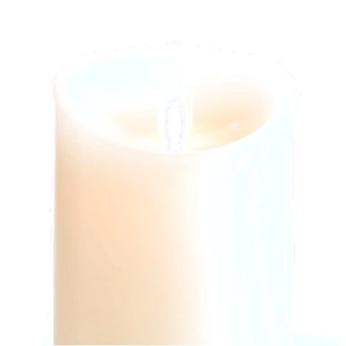 GKI/Bethlehem Lighting Luminara Wax Candle, 4 by 9-Inch, White