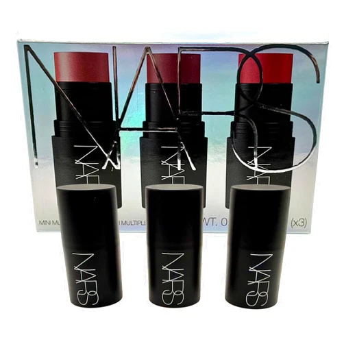 NARS Mini Multiple Set – Orgasm Crave, Dolce Vita, Fling – Multi-Use Sticks for Eyes, Lips & Cheeks – 0.12 oz / 3.5 g Each