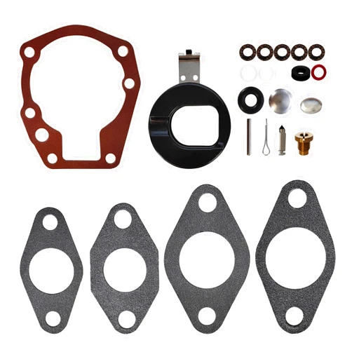 HRuiRed 439071 Carb Rebuild Kit with Float for Johnson Evinrude OMC BRP 1.5-20 HP Boat Motor Engine Sierra 18-7073 382045 382046 382047 382049 383052 0439071 0398532