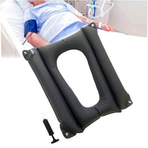 MESINURS Bedridden Inflatable Cushion, Nursing Square Pad for Elderly Disabled, Breathable for Wheelchair & Toilet Chair