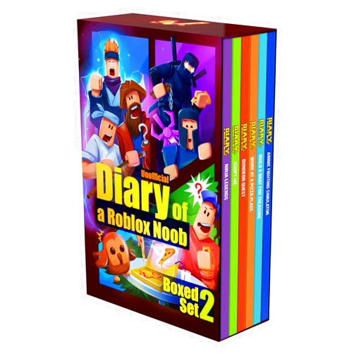 Nord Vitae Robloxia Kid Diary of a Roblox Noob (Part 2): 6 Books Set Video Game Adventure Stories - Independent & Unofficial Roblox Book Series for Boys & Girls