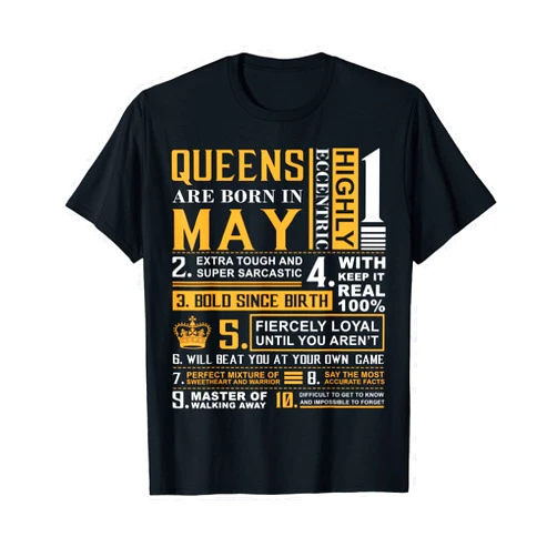 Birthday Month - Best Queens Shirts ThNh May Birthday Gifts - Queens are Born In May T-Shirt