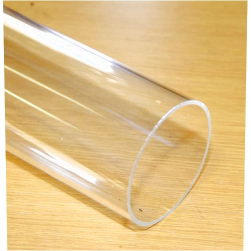 Generic Clear acrylic Plastic Plexiglass Pipe tube 3.5