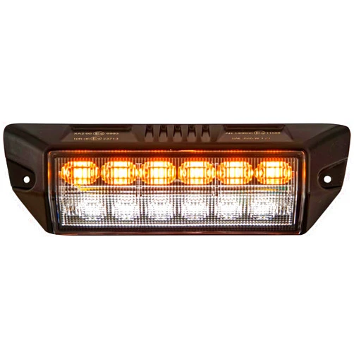 Buyers Products Company Buyers Products 1492245 Combination LED Scene Light W/Amber Strobe & Clear Flood, Blunt Cut Connection, Two Lights in One, Emergency Vehicle Lights | Emergency Vehicle Lights, Blunt Cut Connection