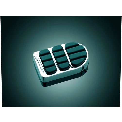 Kuryakyn 8029 Motorcycle Foot Control: ISO Brake Pedal Pad for 1984-2019 Harley-Davidson FX & XG Motorcycles, Chrome