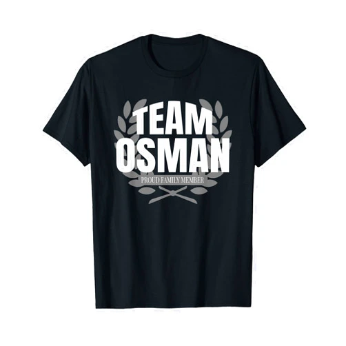 Proud Osman Family Member Co Team Osman Proud Family Member Osman Last Name T-Shirt