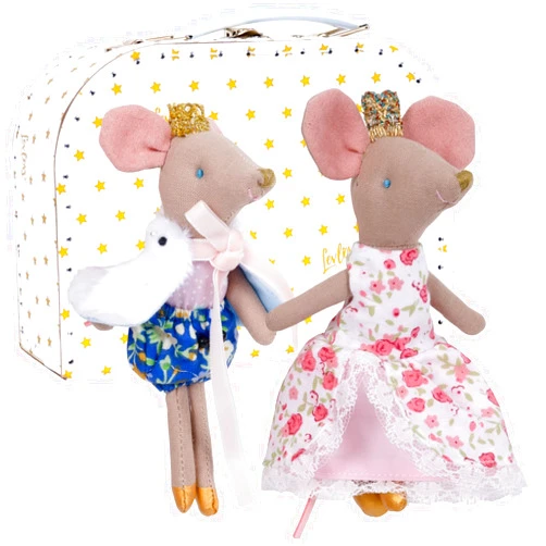 LEVLOVS Mouse in a Matchbox and Friends Toy Baby Registry Gift Celebrity Stars Mice Plush Toy