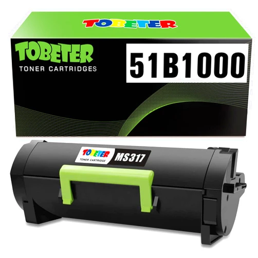 ToBeter Remanufactured 51B1000 Toner Replacement for Lexmark 51B1000 Toner Cartridge for MS317 MS417 MS517 MS617 MX317 MX417 MX517 MX617 MS317dn MS417dn MS517dn MS617dn (2,500 Pages, 1 Black)