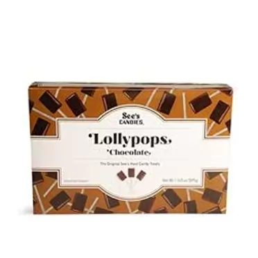 See's Candies 1 lb. 5 oz. Chocolate Lollypops