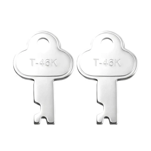 Yayapig T-46K Trunk Key Replacement for G1,3815 Locks,N-3815k,T46 Trunk Lock Old Key for Seward Antique Trunk Chest Steamer 2-Pack
