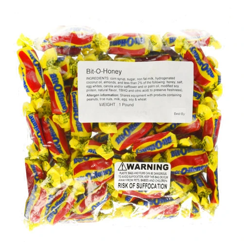 Pearson's Bit-o-honey, 1 Lb Bag, 1 Pound