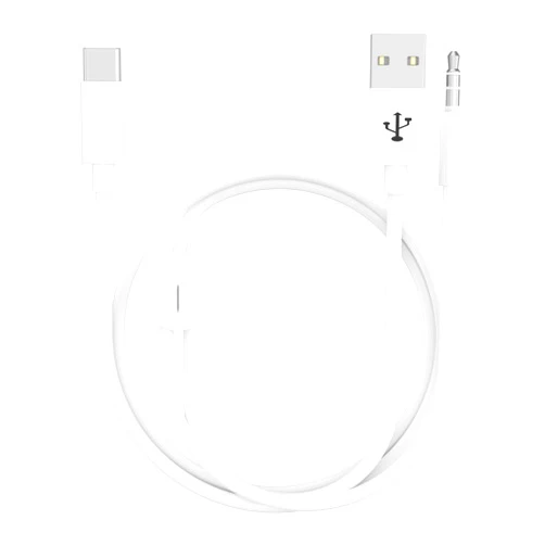 Belcompany [MFi Certified] USB C to 3.5mm Charging Audio Cable for iPhone 15,2 in 1 USB C to 3.5mm Headphone Aux Cord for Car Audio Stereo Speaker Compatible with iPhone15/15Plus/15Pro/15Pro Max,iPad Pro-White