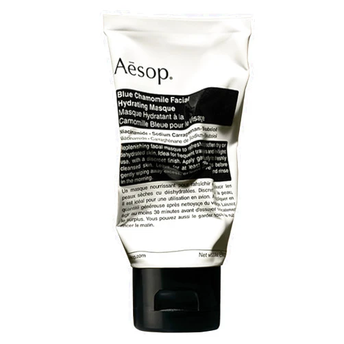 Aesop Blue Chamomile Facial Hydrating Masque | Refresh, Replenish and Soften Skin while Traveling | For Dehydrated Skin | 2 oz