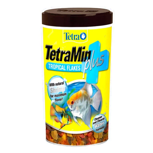 TetraMin Plus Tropical Flakes, Cleaner and Clearer Water Formula, 1-Ounce