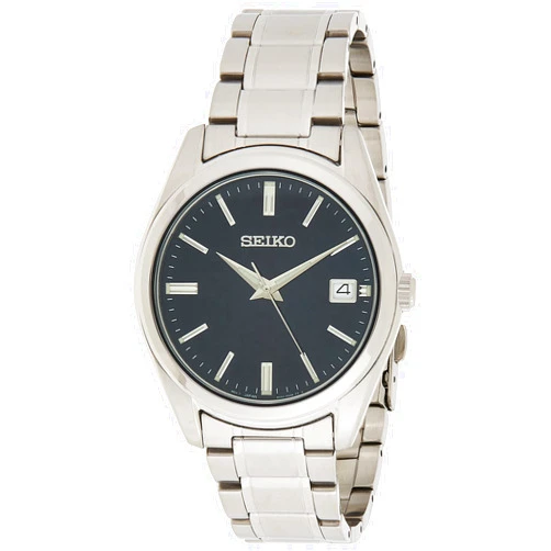 Seiko Men's Essentials Japanese Quartz With Stainless Steel Strap, Silver (Model: SUR309)