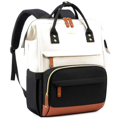 LOVEVOOK Laptop Backpack for Women, 18 Inch Work Business Backpacks Purse, Large Capacity Educators Doctor Nurse Bag Backbag, Waterproof Casual Daypack for Travel