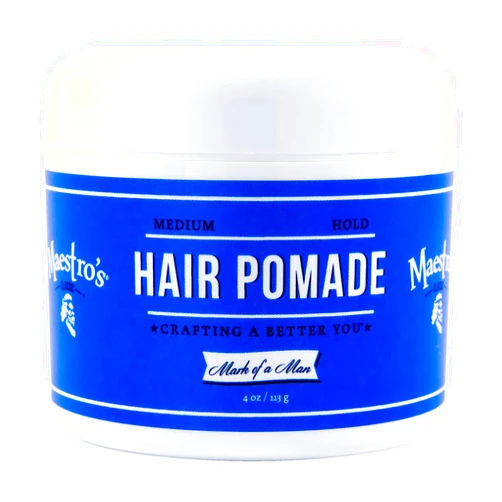 Maestro's Classic Hair Pomade- Mark of a Man blend, 4 Ounce