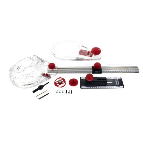 Milescraft 1219 Circle Guide Kit- Precision Router Circle Cutting Jig For Cutting/Routing Circles From 1.5” Up To 52” with Offset Base