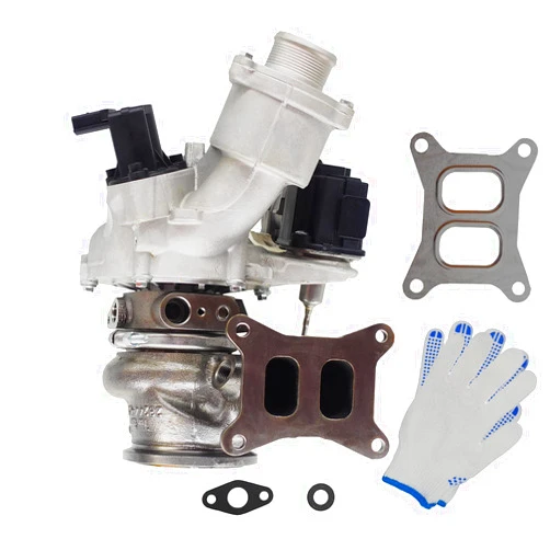 Haturbo IS38 Turbo Charger 06K145722G 06K145701S Compatible With 2015-2018 Audi S3 for 2015-2018 Volkswagen Golf for 2019 Volkswagen Arteon Replaces 06K145874N 06K145722T 06K145722H Turbocharger