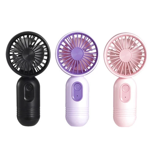 JODNO Mini Portable Fan 3 Pack, Cute Handheld Battery Operated Lightweight Small Personal Fan with 3 Speeds and USB Rechargeable Eyelash Fan for Stylish Girl Kids Women Men Office Outdoor Travel Camping