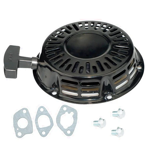 HZ Black Pull Start Recoil Starter Assembly for Honda GX120 GX160 GX200 Harbor Freight Predator 212 Engine