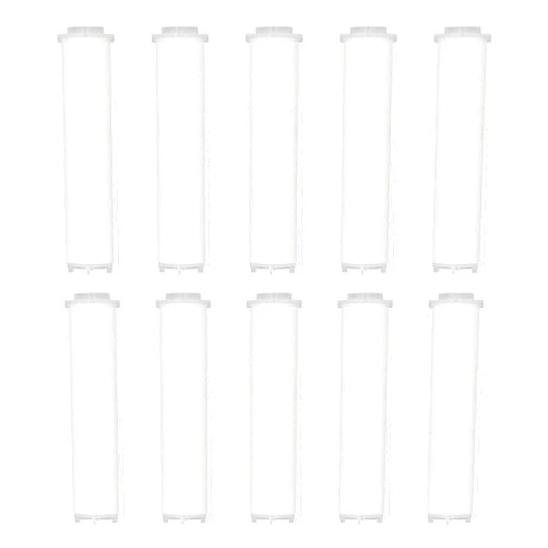 ANTOWER Handheld Turbo Fan hydro jet High Pressure vortex Shower Head Filter set of 10